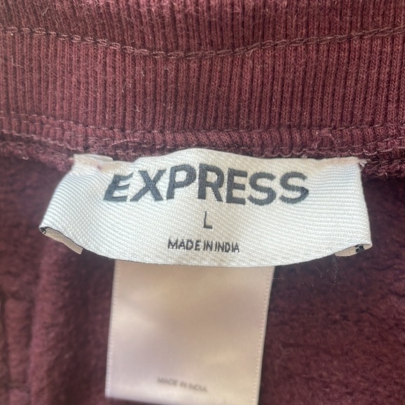Express Joggers in Maroon - Picture 7 of 9